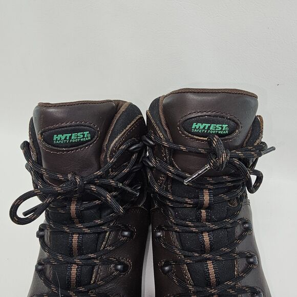 Amazon.com: HYTEST Men Hytest Safety Footwear Composite Toe Hiker Mens EH Waterproof 12W Brown K12191